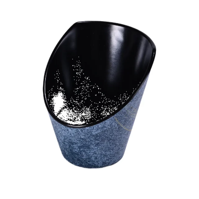 SHALL 希尔青石金 亚光黑蔬菜桶 白底产品图
