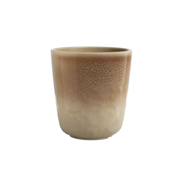 SHALL 希尔棕色釉裂 杯（摆台） 白底产品图