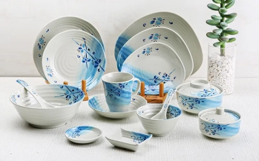 Painted Pottery Flower