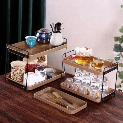 6848-6849-6850-Teak Pattern Storage Rack