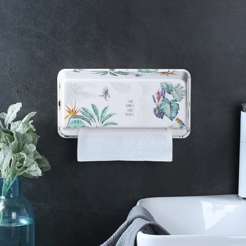 7210-suction wall European high-end towel box