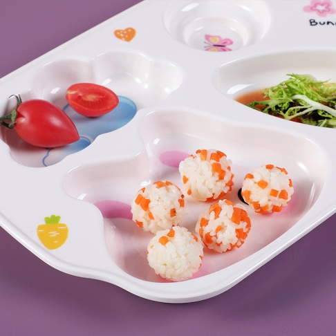 Puzzle Tableware Set Rabbit Treasure