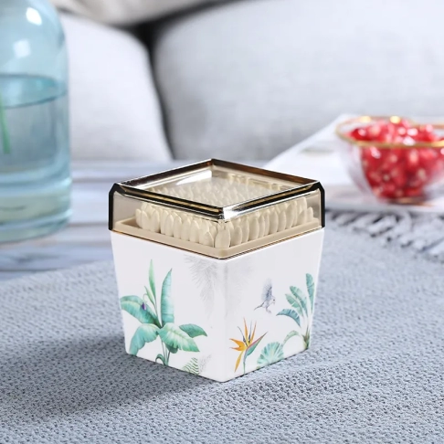 9450-9451-9452-9453-Cotton Toothpick Box