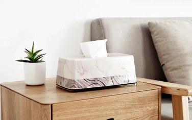 9650-24.2CM rectangular curved tissue box