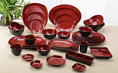 black red