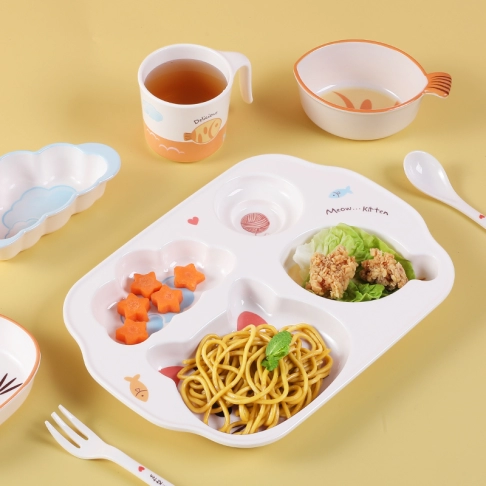 Puzzle Tableware Set Cat
