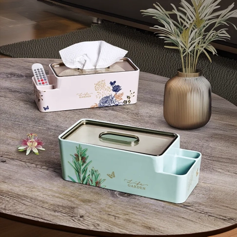 9652-Rectangular Combined Tissue Box