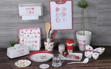 Hearts & Flamingo
