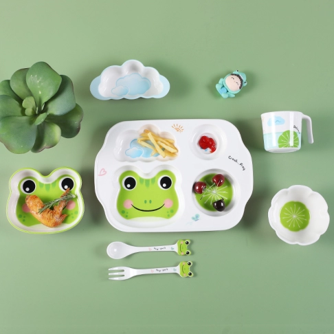 Puzzle Tableware Set Frog