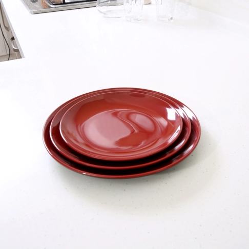 black red