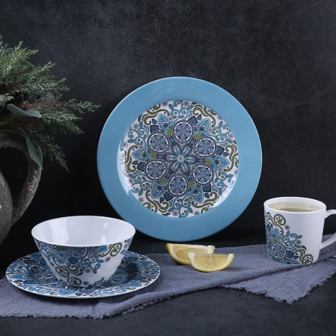 Four-piece tableware (including cup)