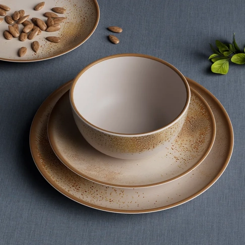Set of 4-piece table before meal