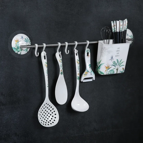 7221-Wall suction multi-use rack