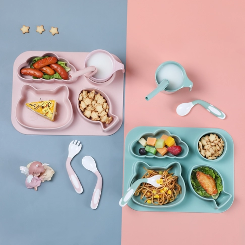 Silicone Kids Dinnerware Sets