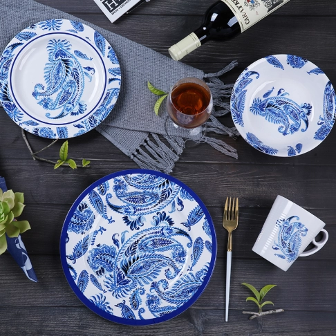 Four-piece tableware (including cup)