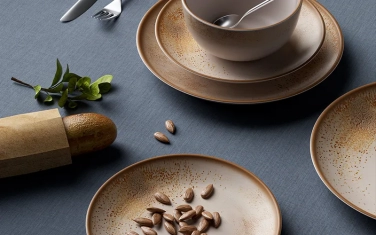 Set of 4-piece table before meal