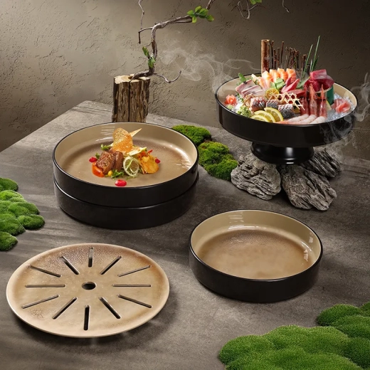 棕色釉裂