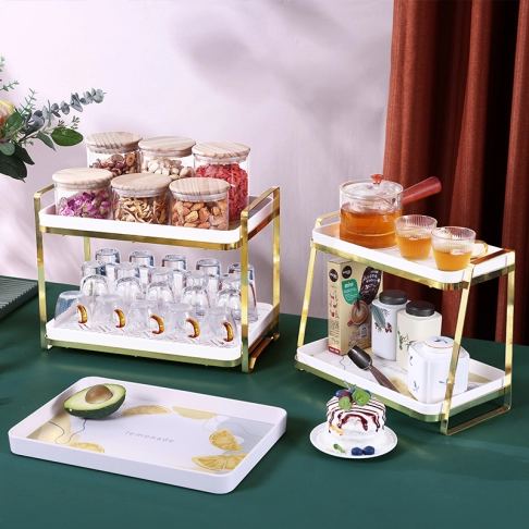 Lemon Double-layer Storage Rack