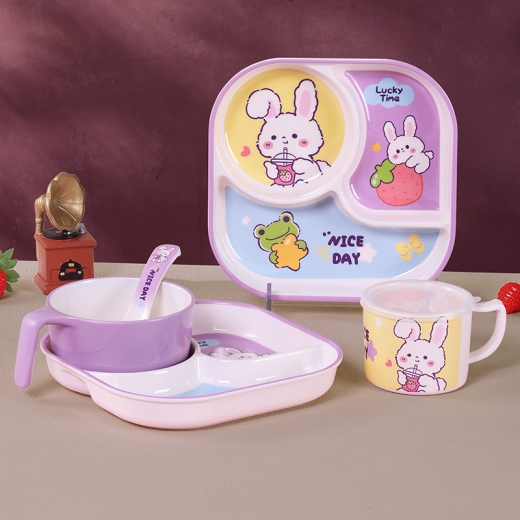 可可兔儿童餐具