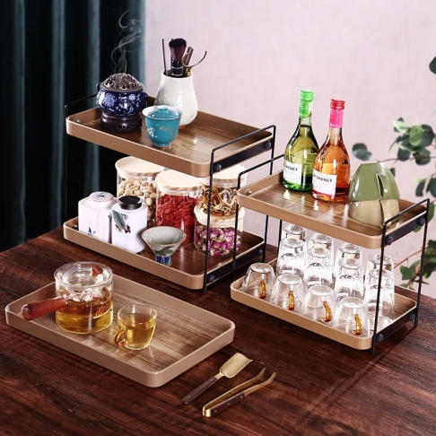 6848-6849-6850-Teak Pattern Storage Rack