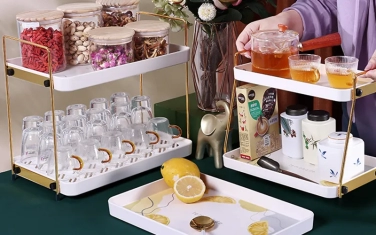 Lemon Double-layer Storage Rack